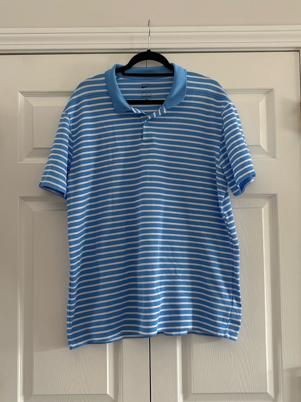 Nike Mens Dri-FIT Victory Striped Golf Polo Shirt